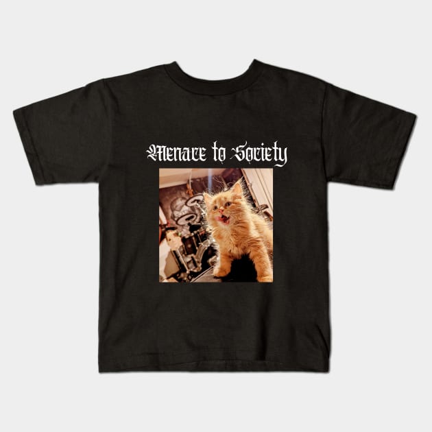 Menace to Society Kids T-Shirt by The Stewie Project